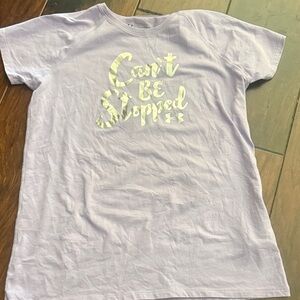Under Armour Kids Lavender Tee with Graphic